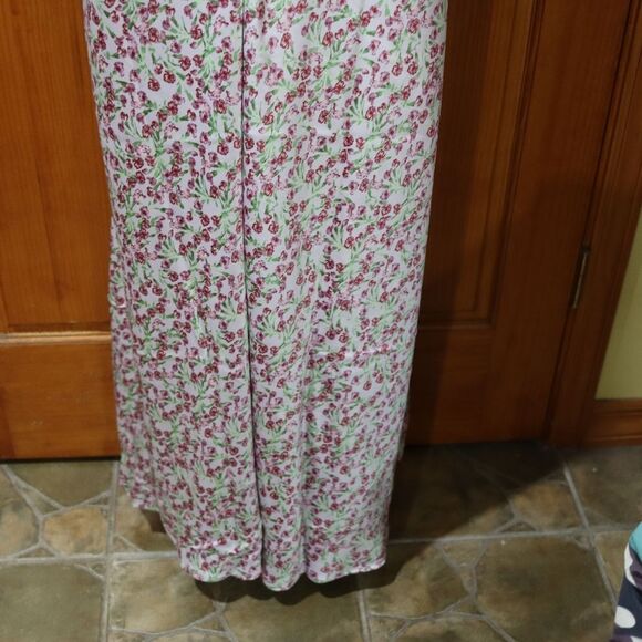 Forever 21 Lavender Satin Ruched Maxi Dress 3X - Picture 11 of 13